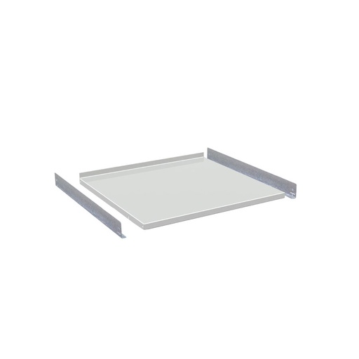 [020008] Estante metálico regulable en altura - Carga máx. 200 Kg - Dim.: 661x620x35h mm - Gris ral 7035