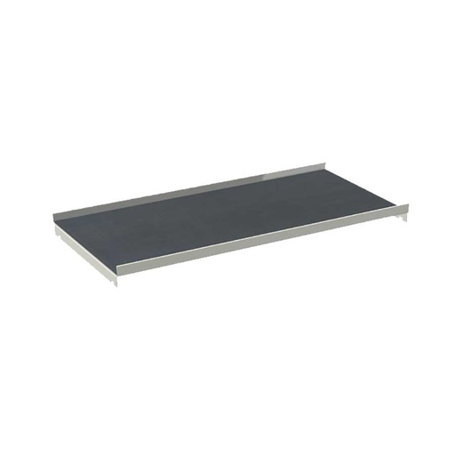 [020015] Estante regulable en altura con recubrimiento de caucho (Carga máx. 50 Kg) - Dim.: 600x305x30h mm - Gris ral 7035