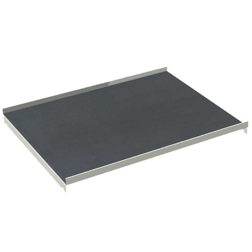 [020017] Estante regulable en altura con recubrimiento de caucho (Carga máx. 50 Kg) - Dim.: 600x665x30h mm - Gris ral 7035