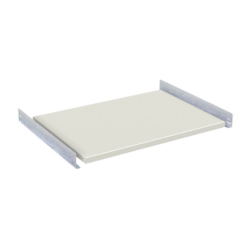 [020032] Estante metálico fijo regulable en altura - Dim.: 658x467x35h mm - Carga 70 kg - Gris ral 7035