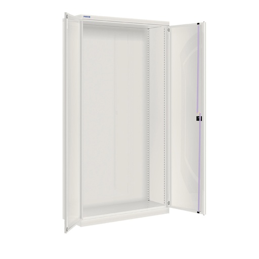 [020263] Armario metálico vacío de puertas batientes - Dim.: 1026x400x2000h mm - Gris ral 7035