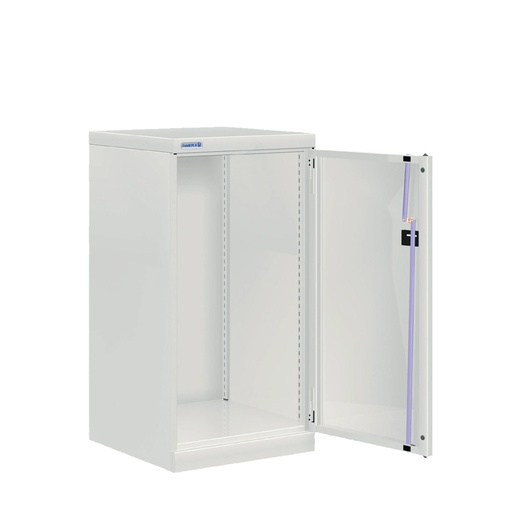 [020375] Armario metálico vacío de puerta batiente - Dim.: 512x555x1000h mm - Gris ral 7035