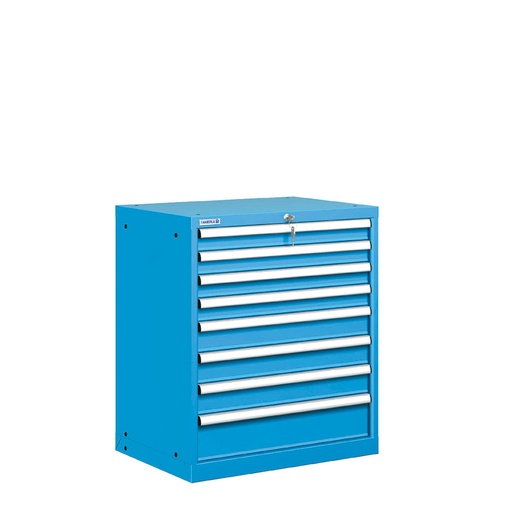 [021452] Cajonera metálica con 8 cajones - Dim.: 717x572x850h mm - Azul ral 5012