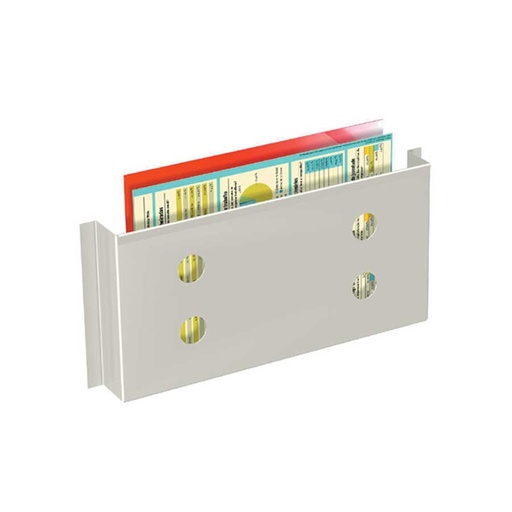 [022191] Bandeja porta documentos - Dim.: 370x46x180h mm - Gris ral 7035