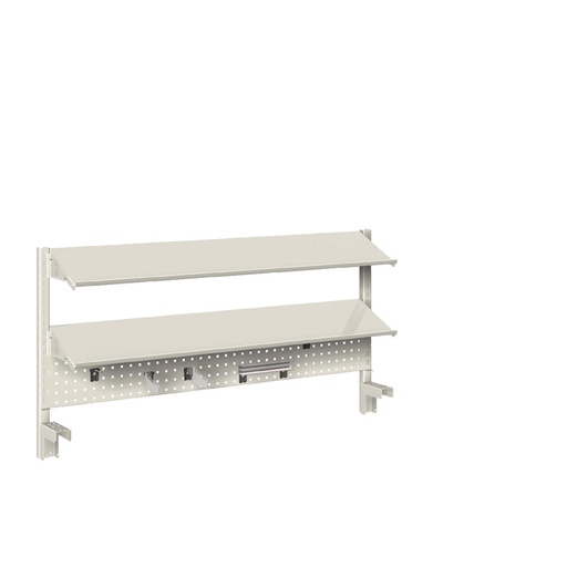 [022383] Panel vertical para banco de trabajo - Dim.: 1250x631h mm - Gris ral 7035