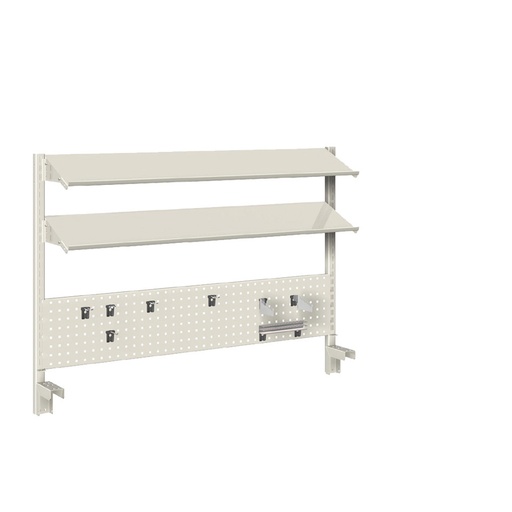 [022384] Panel vertical para banco de trabajo - Dim.: 1250x935h mm - Gris ral 7035