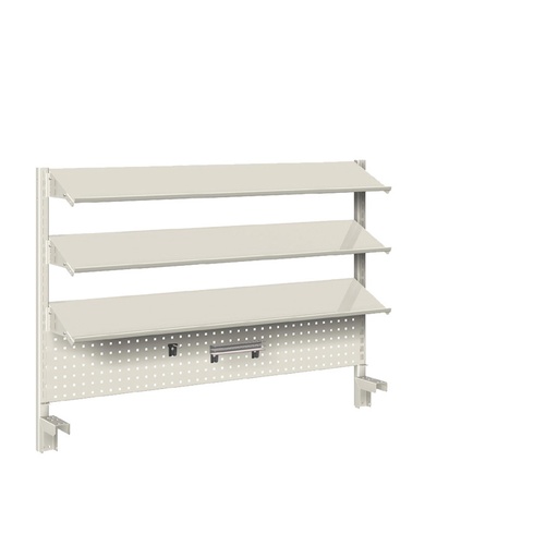 [022385] Panel vertical para banco de trabajo - Dim.: 1250x935h mm - Gris ral 7035