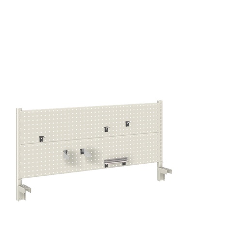 [022399] Panel vertical para banco de trabajo - Dim.: 1500x631h mm - Gris ral 7035