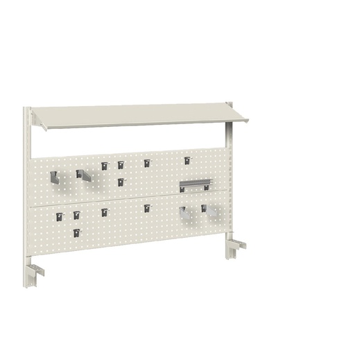 [022401] Panel vertical para banco de trabajo - Dim.: 1500x935h mm - Gris ral 7035