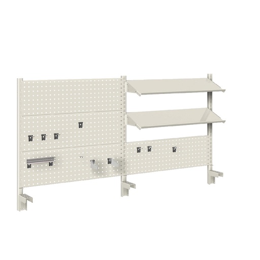 [022425] Panel vertical para banco de trabajo - Dim.: 2000x935h mm - Gris ral 7035