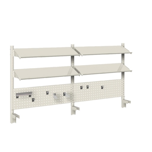 [022443] Panel vertical para banco de trabajo - Dim.: 3000x935h mm - Gris ral 7035