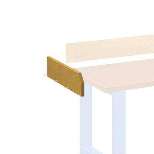 [023037] Retenedor lateral de madera MDF para encimera - Dim.: 30x770x150h mm