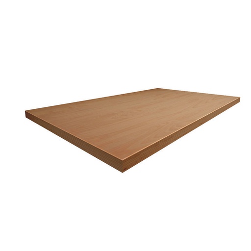 [023701] Encimera de madera de haya multiplex - Dim.: 1500x750x40h mm