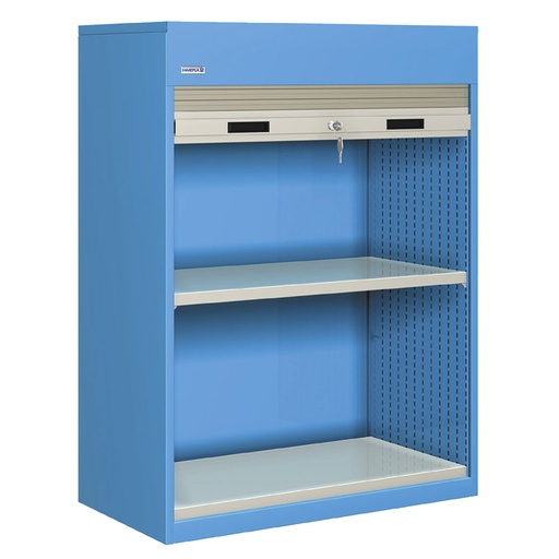 [023803] Armario de persiana con 2 estantes - Dim.: 1040x635x1450h mm - Azul ral 5012