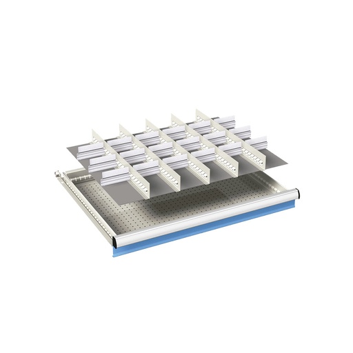 [024031] Ejemplo de subdivisión interna para cajón de 36x27 Eh y altura 50 mm