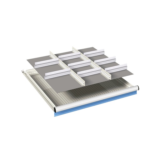 [024048] Ejemplo de subdivisión interna para cajón de 36x36 Eh y altura 150-175 mm