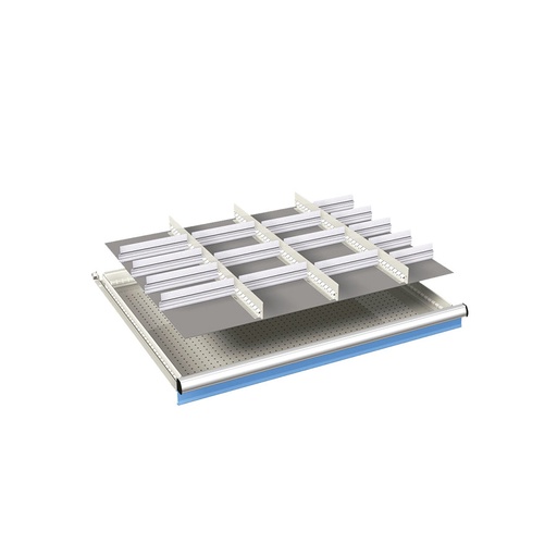 [024086] Ejemplo de subdivisión interna para cajón de 45x36 Eh y altura 150-175 mm