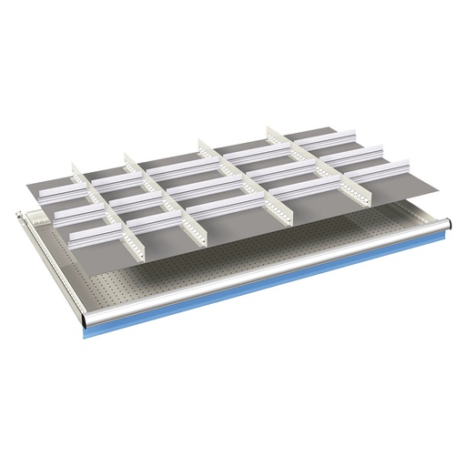 [024172] Ejemplo de subdivisión interna para cajón de 64x36 Eh y altura 75 mm