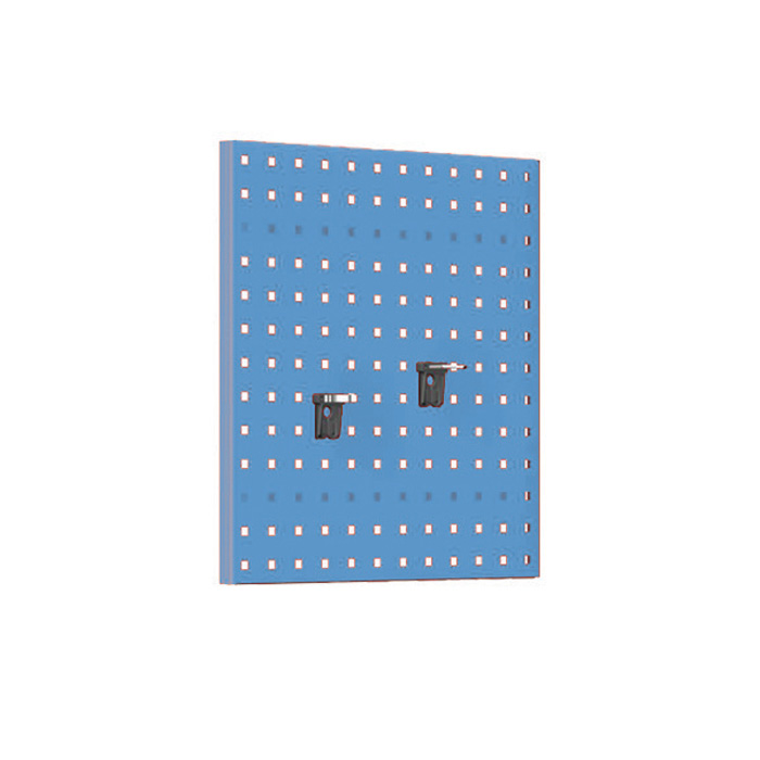 [024207] Panel perforado porta herramientas para fijación a pared - Dim.: 456x22x500h mm - Azul ral 5012