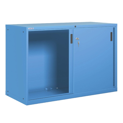 [025182] Armario con puertas correderas - Dim.: 1431x725x1000h mm - Azul ral 5012