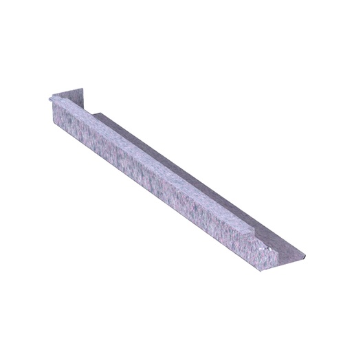 [025220] Travesaño metálico de refuerzo para estante metálico - Dim.: 990x60x33h mm - Galvanizado