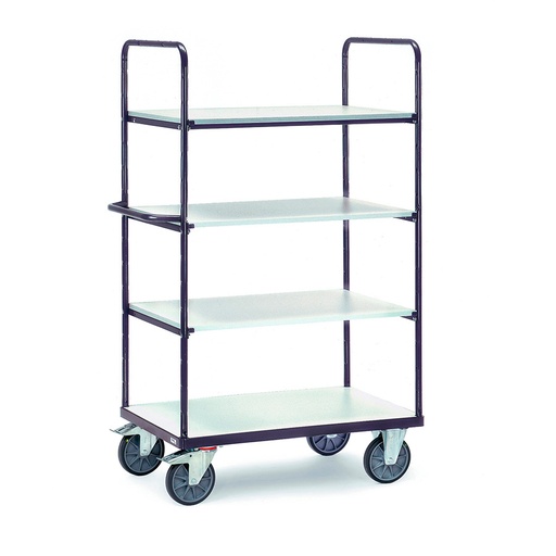 [038611] Carro para picking con 3 estantes con protección antiestática ESD - Dim. plataforma 1.200 x 800 mm - Gris ral 7015