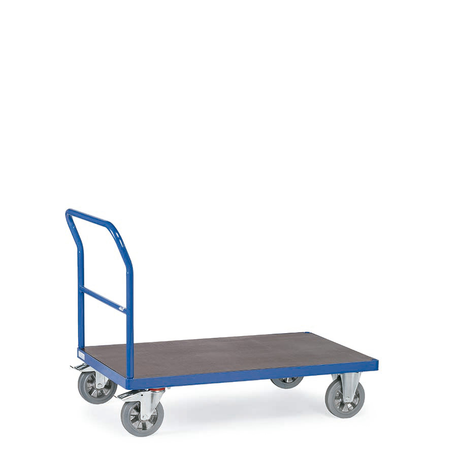 [039203] Carro de gran carga con plataforma y tirador - Capacidad 1200 kg - Dim. plataforma 1.200 x 800 mm - Azul ral 5007