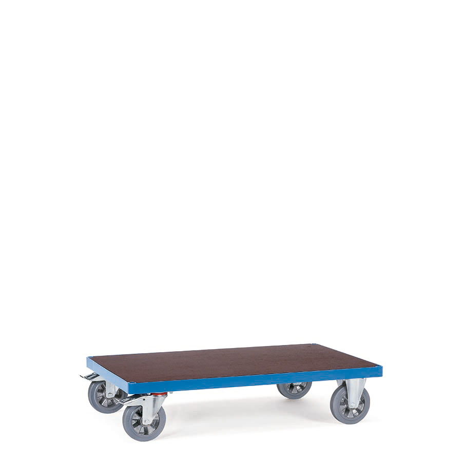 [039215] Carro plataforma de gran carga - Capacidad 1200 kg - Dim. plataforma 1.600 x 800 mm - Azul ral 5007