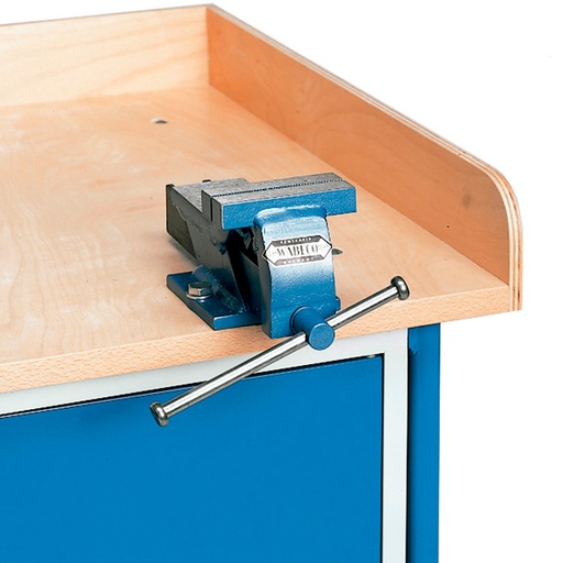 [039267] Tornillo de apriete para banco de trabajo - Dim. ancho boca 100 mm - Azul