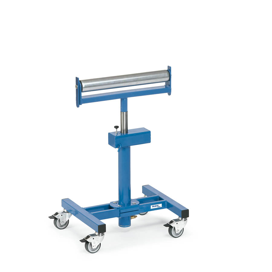 [039607] Caballete rodante móvil regulable en altura - altura elevación de 715 mm a 1125 mm - Azul ral 5007