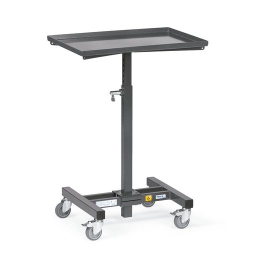 [039610] Posicionador de material en altura con protección antiestática ESD - Dim. plataforma 510 x 410 mm - Azul Ral 5007