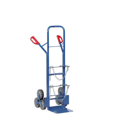[039626] Carretilla de mano en acero para botellas de gas