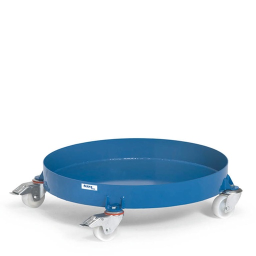 [039634] Rodador de bidones de 200 litros - Dim.: Ø650 x 185h mm - Azul Ral 5007