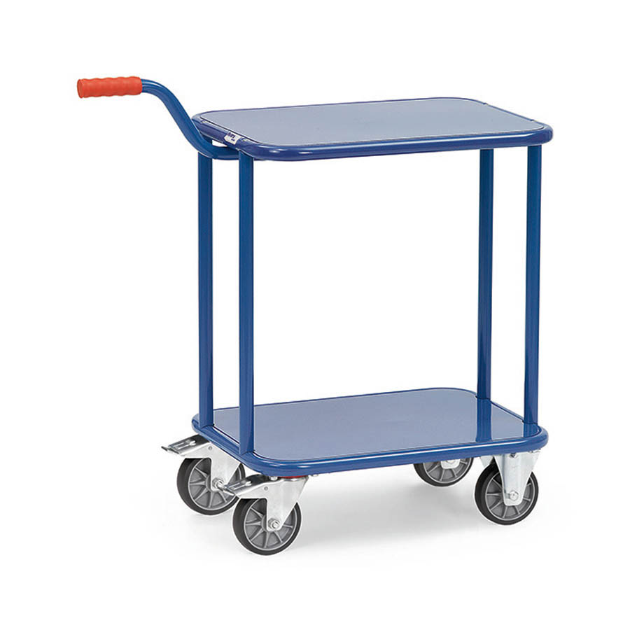[039636] Base rodante porta cajas con tirador - Dim. plataforma 600 x 500h mm - Azul Ral 5007