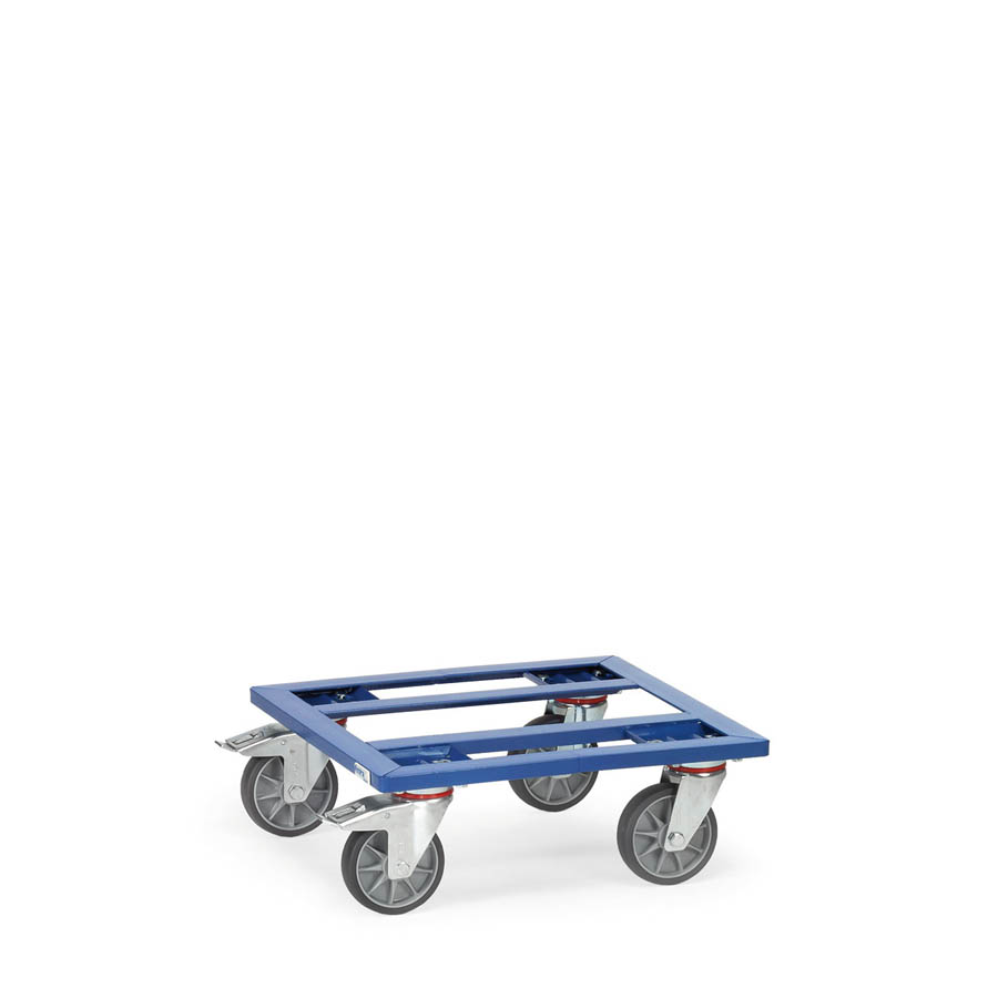 [039647] Base rodante para cajas - Dim. plataforma 500 x 500 x 183h mm - Azul Ral 5007