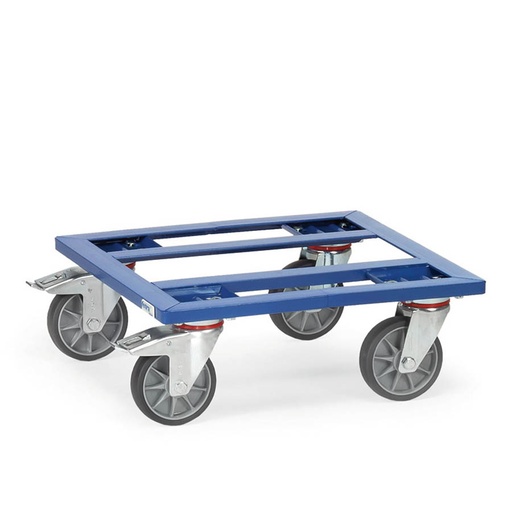 [039647] Base rodante para cajas - Dim. plataforma 500 x 500 x 183h mm - Azul Ral 5007