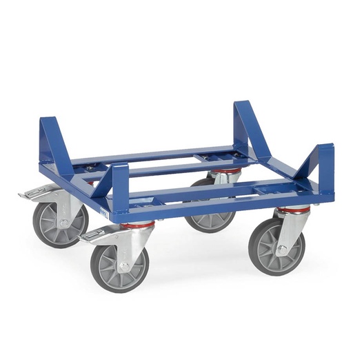 [039649] Base rodante para cajas - Dim. plataforma 500 x 500 x 288h mm - Azul Ral 5007