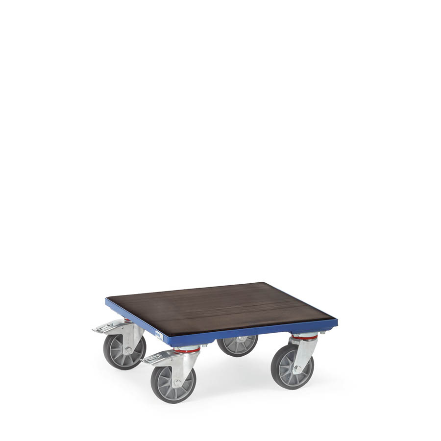 [039653] Base rodante para cajas - Dim. plataforma 600 x 600 x 201h mm - Azul Ral 5007