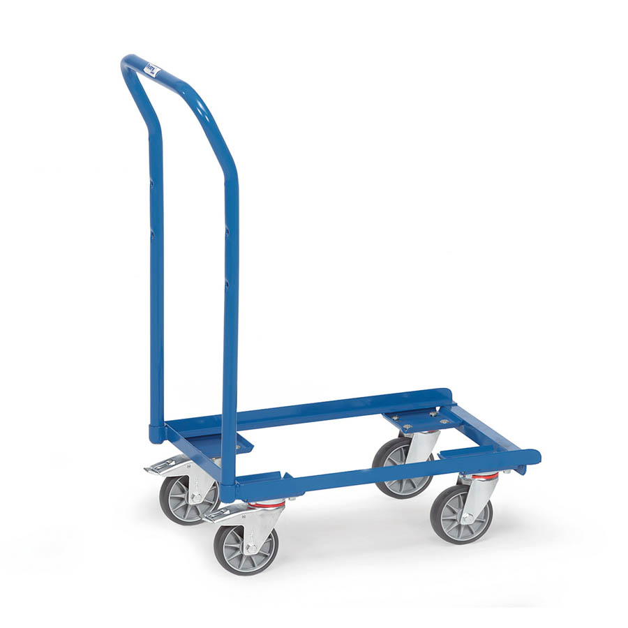 [039657] Base rodante con tirador - Dim. plataforma 610 x 410 mm - Azul Ral 5007