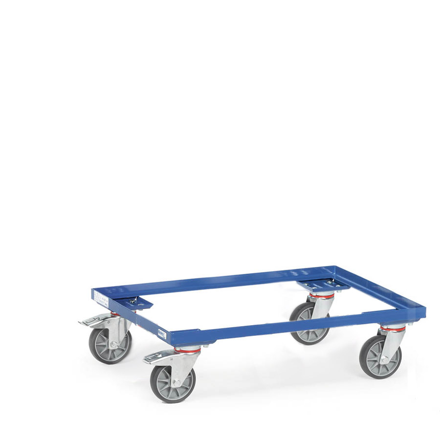 [039659] Base rodante para cajas - Dim. plataforma 810 x 610 mm - Azul Ral 5007