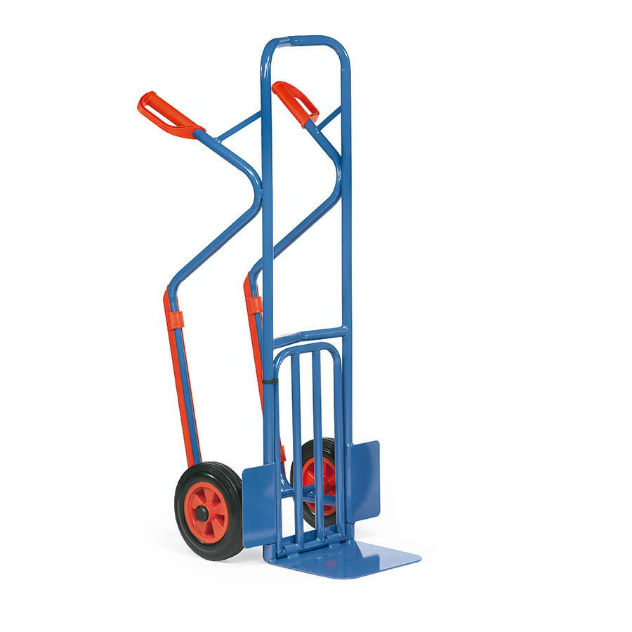 [039668] Carretilla de mano de acero con pala plegable - Dim. pala 500 x 250 mm - Azul ral 5007