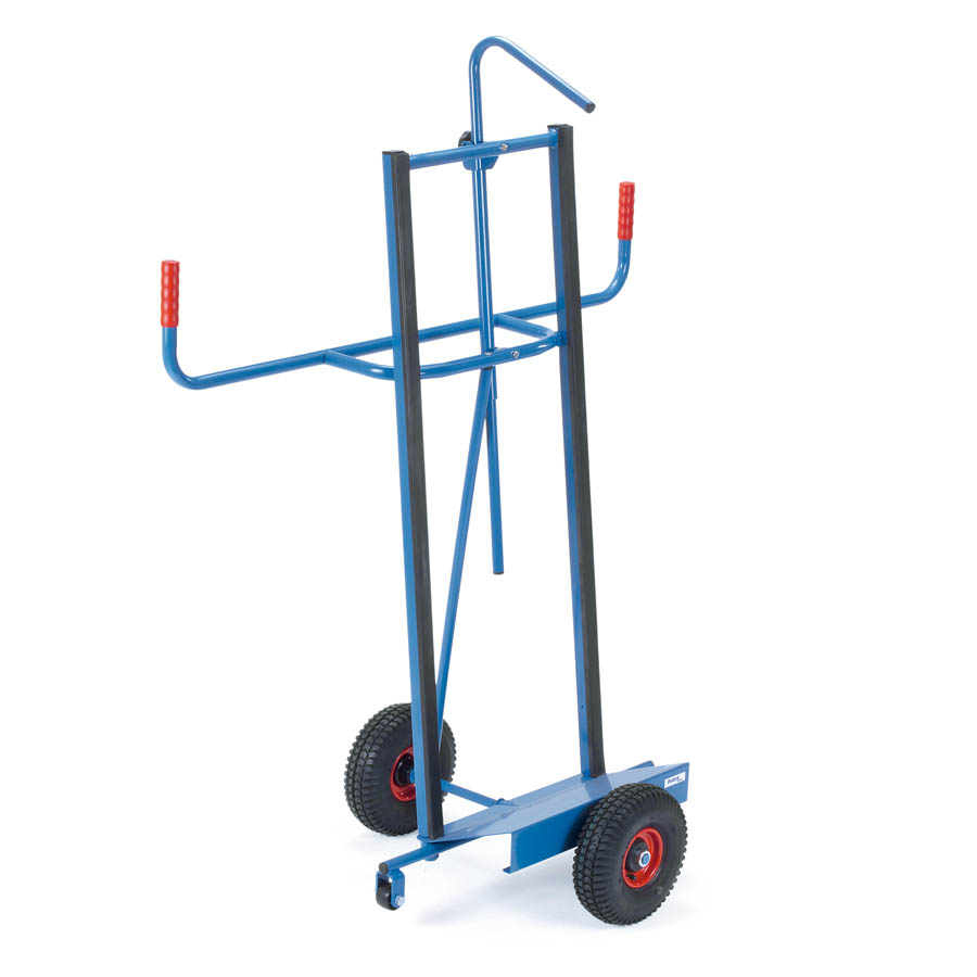 [039691] Transportador rodador de planchas y paneles - Dim. Plataforma 500x200 mm - Azul Ral 5007