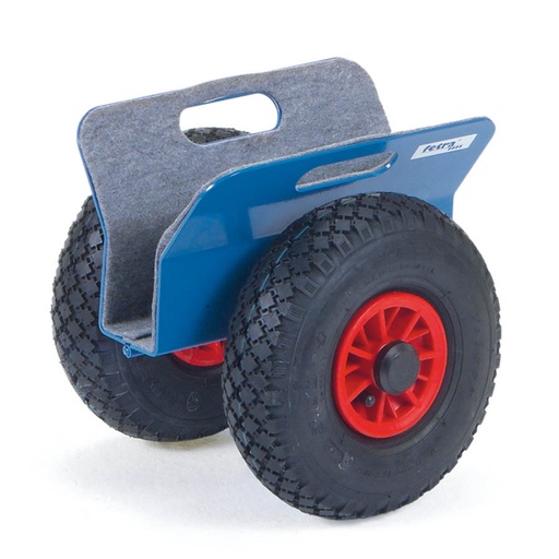 [039693] Transportador rodador de planchas y paneles - Dim. Plataforma 300x60 mm - Azul Ral 5007