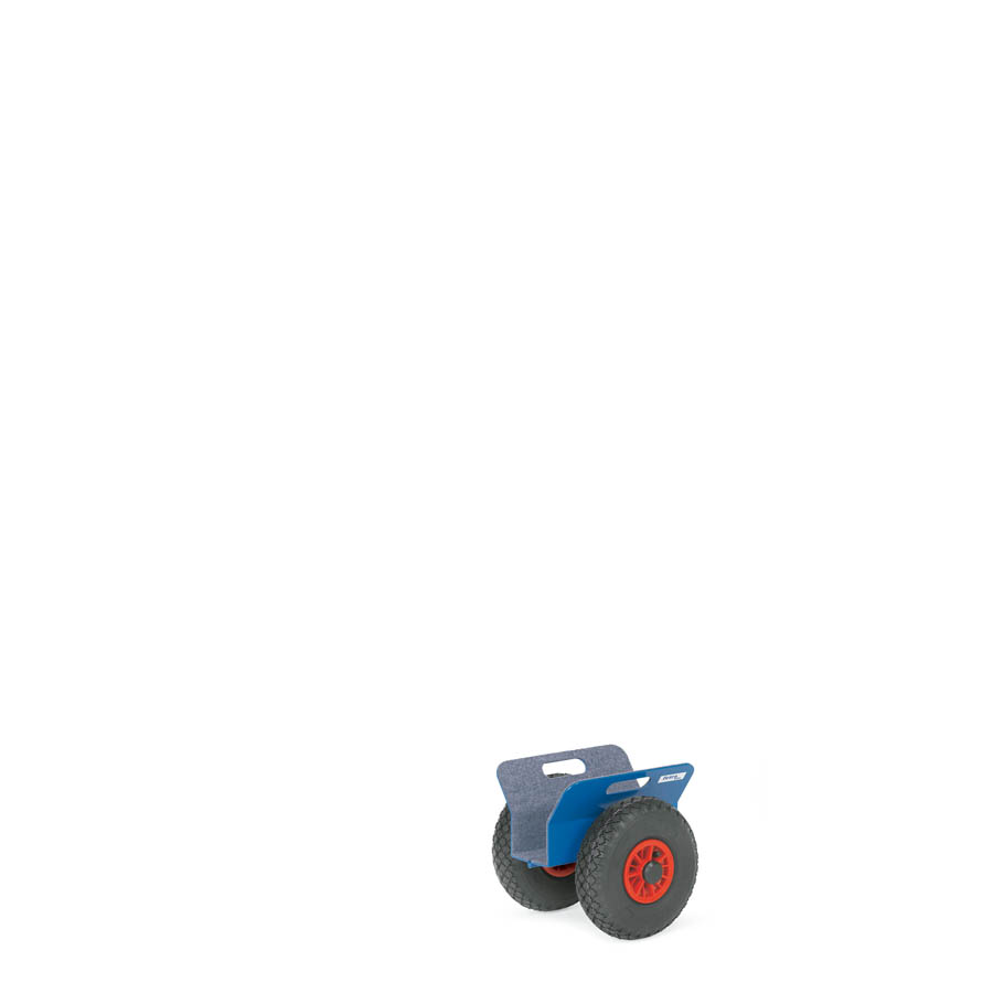 [039695] Transportador rodador de planchas y paneles - Dim. Plataforma 300x950 mm - Azul Ral 5007