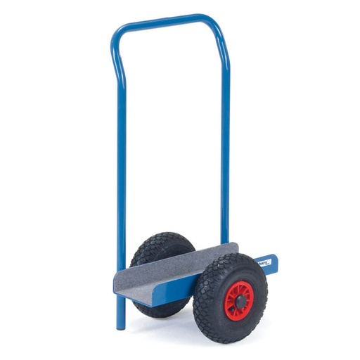 [039698] Transportador rodador de planchas y paneles - Dim. Plataforma 500x150 mm - Azul Ral 5007