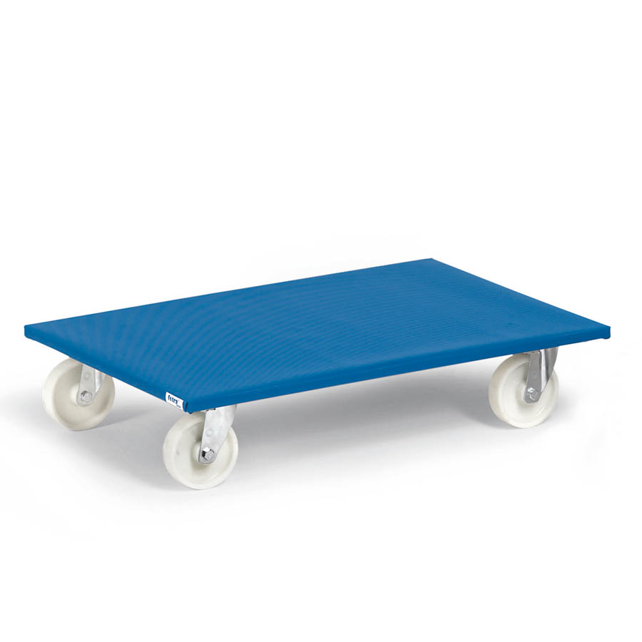 [039701] Plataforma rodante para transporte de muebles con ruedas de nylon - Dim.: 800x600x175h mm - Azul