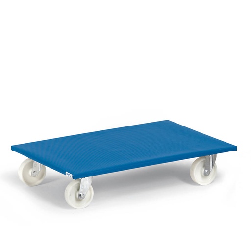[039701] Plataforma rodante para transporte de muebles con ruedas de nylon - Dim.: 800x600x175h mm - Azul