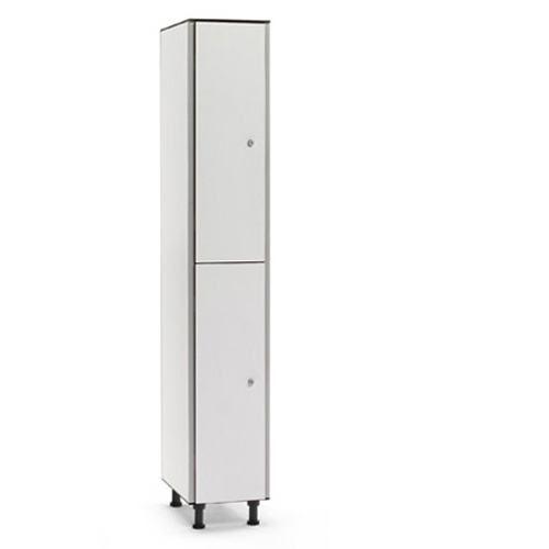 [039729] Taquilla fenólica para vestuario de 2 puertas - Dim.: 300x501x1909h mm - Gris claro