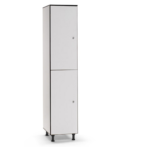 [039747] Taquilla fenólica para vestuario de 2 puertas - Dim.: 400x494x1905h mm - Gris claro