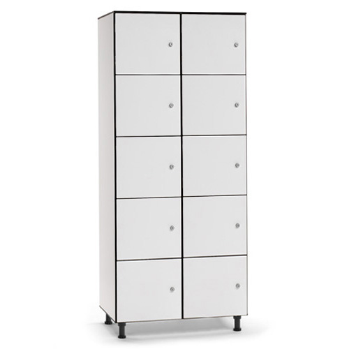 [039760] Consigna fenólica para vestuario de 10 puertas - Dim.: 800x494x1905h mm - Gris claro